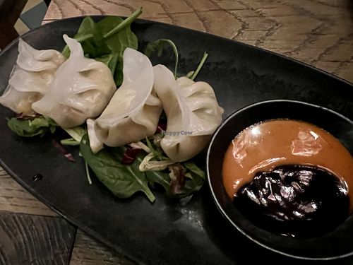 mini dumplings  at GAO Vegan in Leipzig
