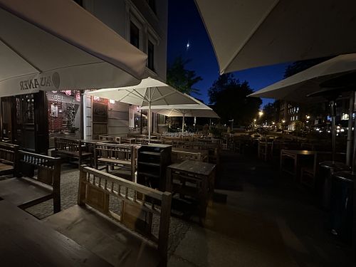 outside  at GAO Vegan in Leipzig