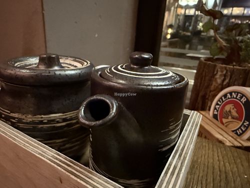 table  at GAO Vegan in Leipzig