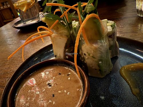 summer rolls #Veganuary at GAO Vegan in Leipzig