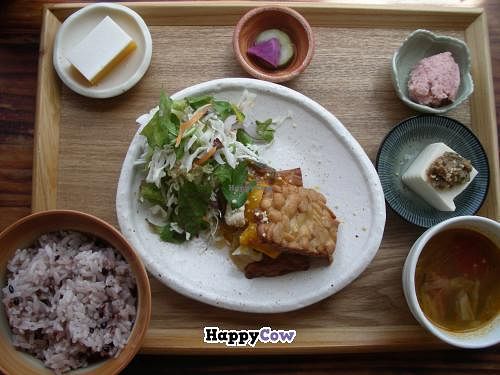 Lunch plate 1280. at Magokoro in Kamakura