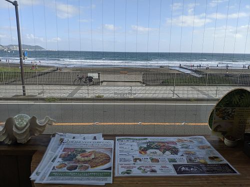 Seafront at Magokoro in Kamakura
