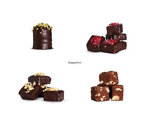 Vegan flødeboller, fudges, marsmallow, g-tærte at Glean in Copenhagen