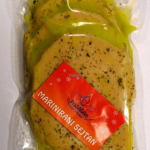 Marinated seitan at Prasadam in Zagreb