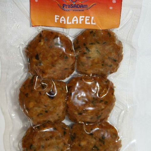 Homemade falafels at Prasadam in Zagreb