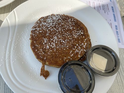 Chocolate chip vegan pancakes  at Georgie's Diner in West Haven