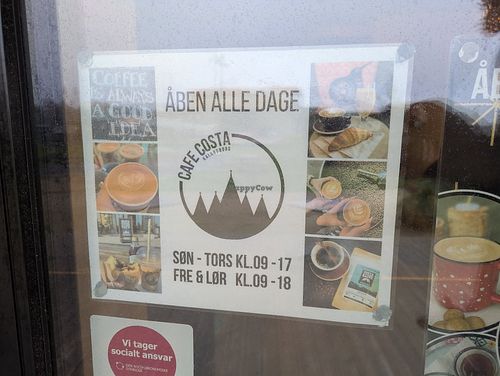 Hours at Cafe Costa in Kalundborg