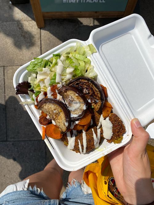 medium-sized spicy box at Taste of Cambridge - Food Van in Cambridge