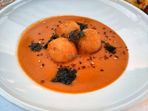 Arancini at 5SENSES Restaurant in Santorini