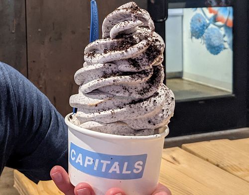 Non-dairy with Oreos at Capitals Ice Cream in Oklahoma City