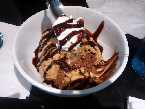 Cookie Sundae at Champs Diner in Brooklyn