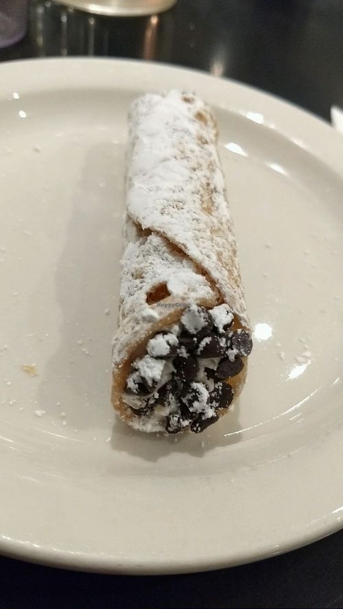 Cannoli at Champs Diner in Brooklyn