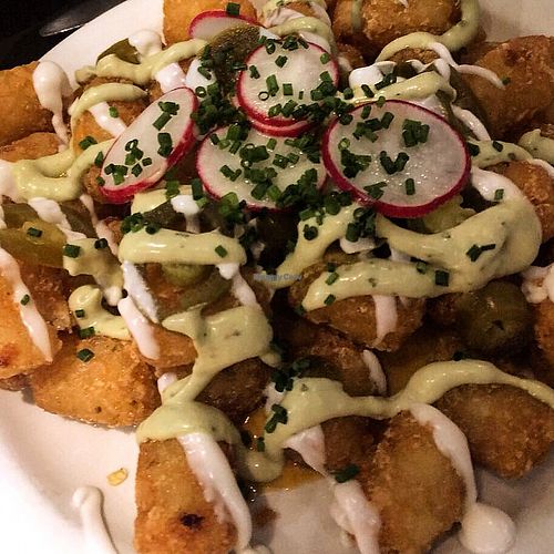  Tatertachos at Champs Diner in Brooklyn