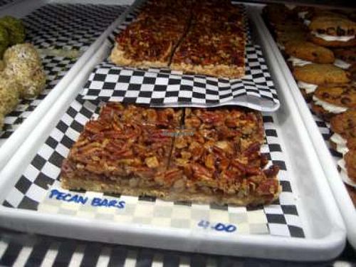 Pecan bars at Champs Diner in Brooklyn