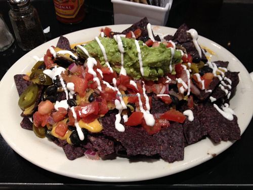 nachos at Champs Diner in Brooklyn