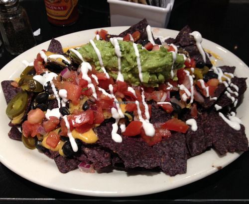 nachos at Champs Diner in Brooklyn