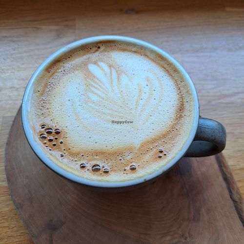 Oat flat white at MIIKO in Poole