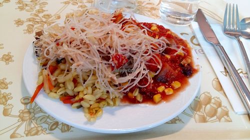 The only vegan options when I was there.  at Season - Rathausmarkt in Hamburg