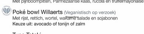 Ook als vegan optie mogelijk  at Willaerts  in Papendrecht