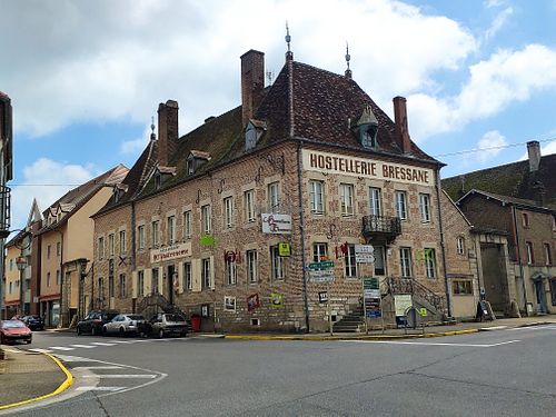 Hotel from street at HO' Gastronome in St-germain-du-bois