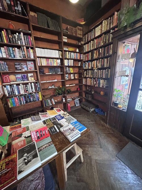 Books  at Massolit Books & Café in Krakow