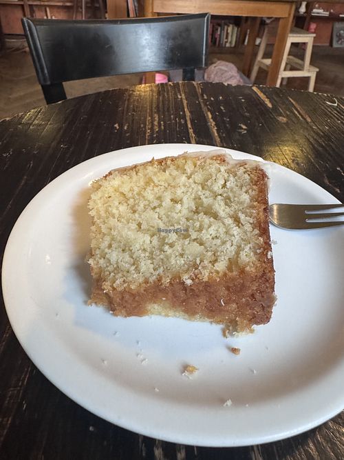 Lemon drizzle   at Massolit Books & Café in Krakow