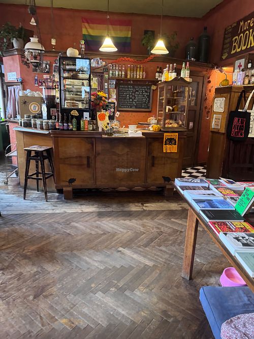 Counter  at Massolit Books & Café in Krakow