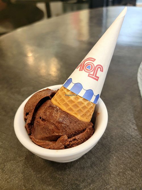 Midnight Decadence w/ Sugar Cone at Ice Cream Renaissance in Vancouver