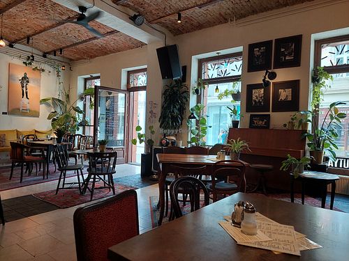 Inside at Papírkutya in Veszprem