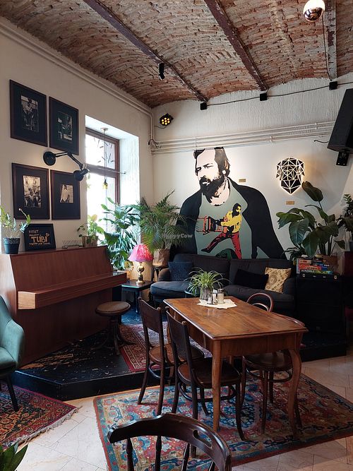 Inside at Papírkutya in Veszprem