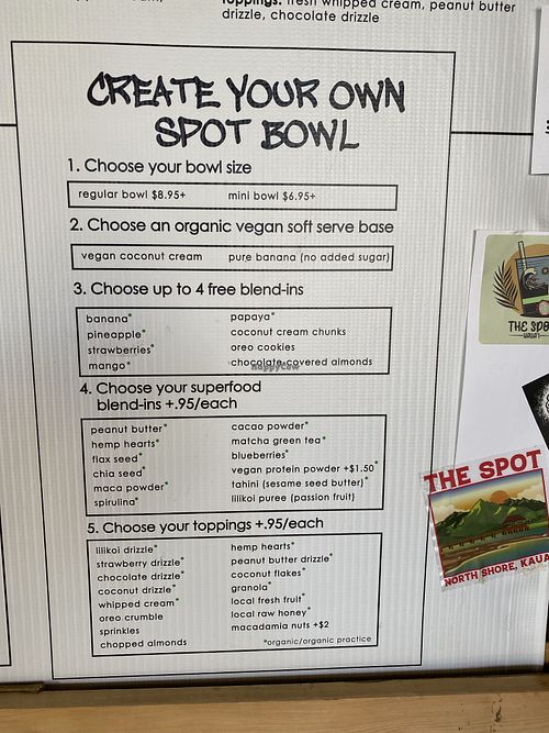 Bowl CYO at The Spot in Princeville