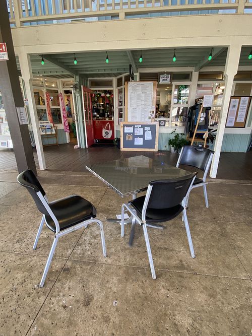 Window at The Spot in Princeville