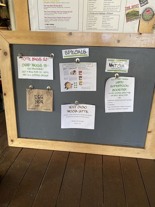 Specials  at The Spot in Princeville