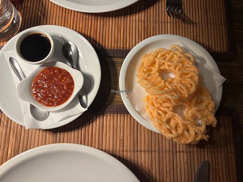Tapioca "chips “  at Bali bar&restaurant in Rome