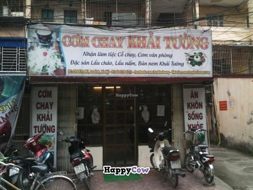 Front door at Khai Tuong in Hanoi