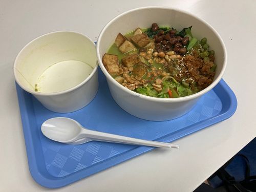 Thunder tea at Living Wholesome 生活天然健康素食 - Fortune Centre in Central Singapore