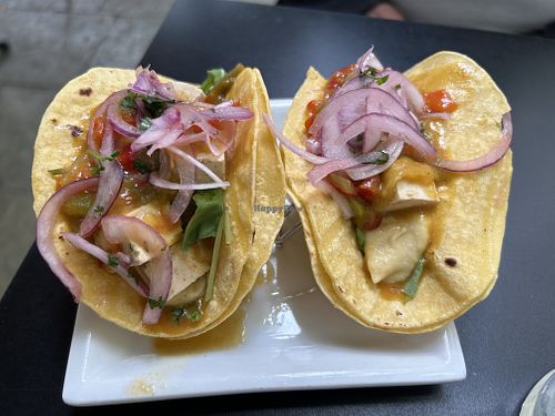 Veggie fit tacos   at Polka in San Sebastian