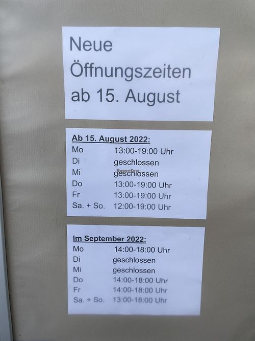   at EisCafé Bäk in Baek