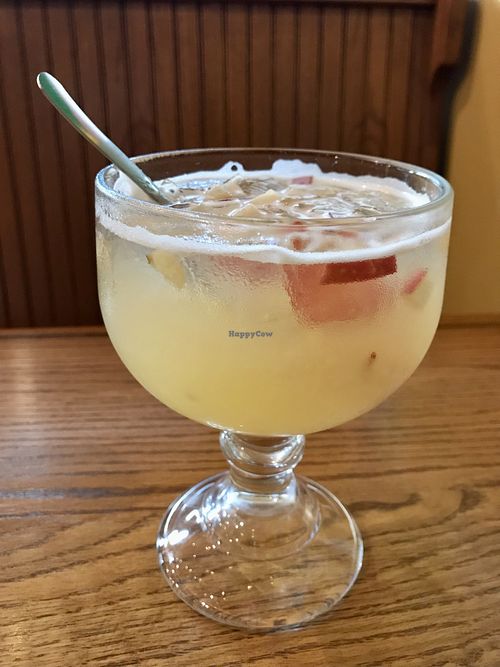 Ensalada drink  at Gloria's Pupuseria in Staunton