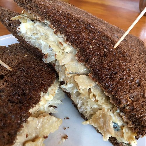 Vegan Reuben at Cafe Gertrude in Portland