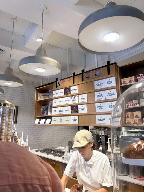 inside   at Gelateria Gentile  in Bari