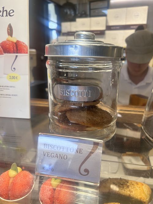 vegan biscotti  at Gelateria Gentile  in Bari
