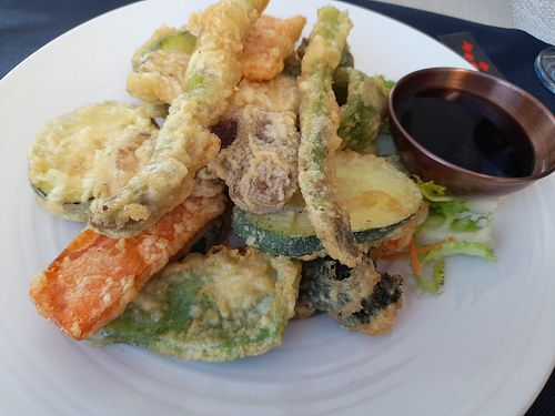 Tempura verduras at JT Ryokucha in Altea
