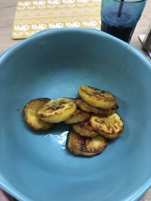 Fried plantain  at Leah's Place  in Wolverhampton