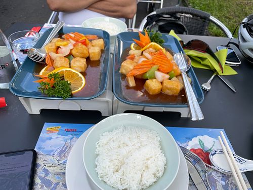 Sweet & Sour veg/ tofu at Truly Asia in Interlaken