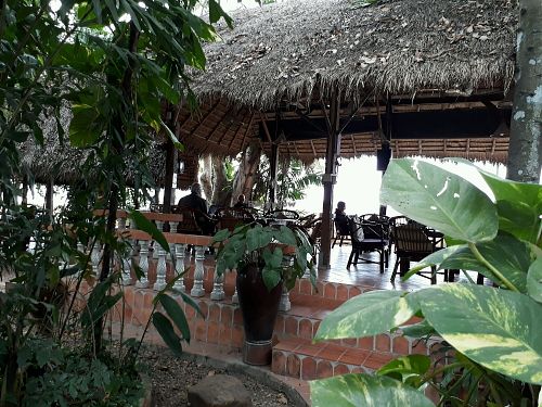 Garden  at Mut Mee Restaurant in Nong Khai