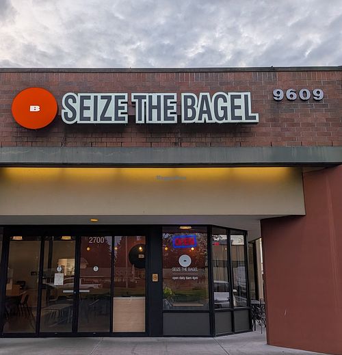 exterior at Seize the Bagel - Orchards in Vancouver