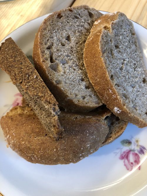 Homemade rye bread  at Koivu in Valchiusa