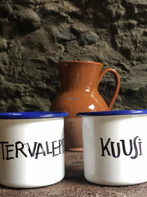 Complimentary drinks during the sauna  at Koivu in Valchiusa