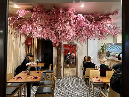 inside (but you may sit next door) at Niiko Sushi x Vegan in Leipzig